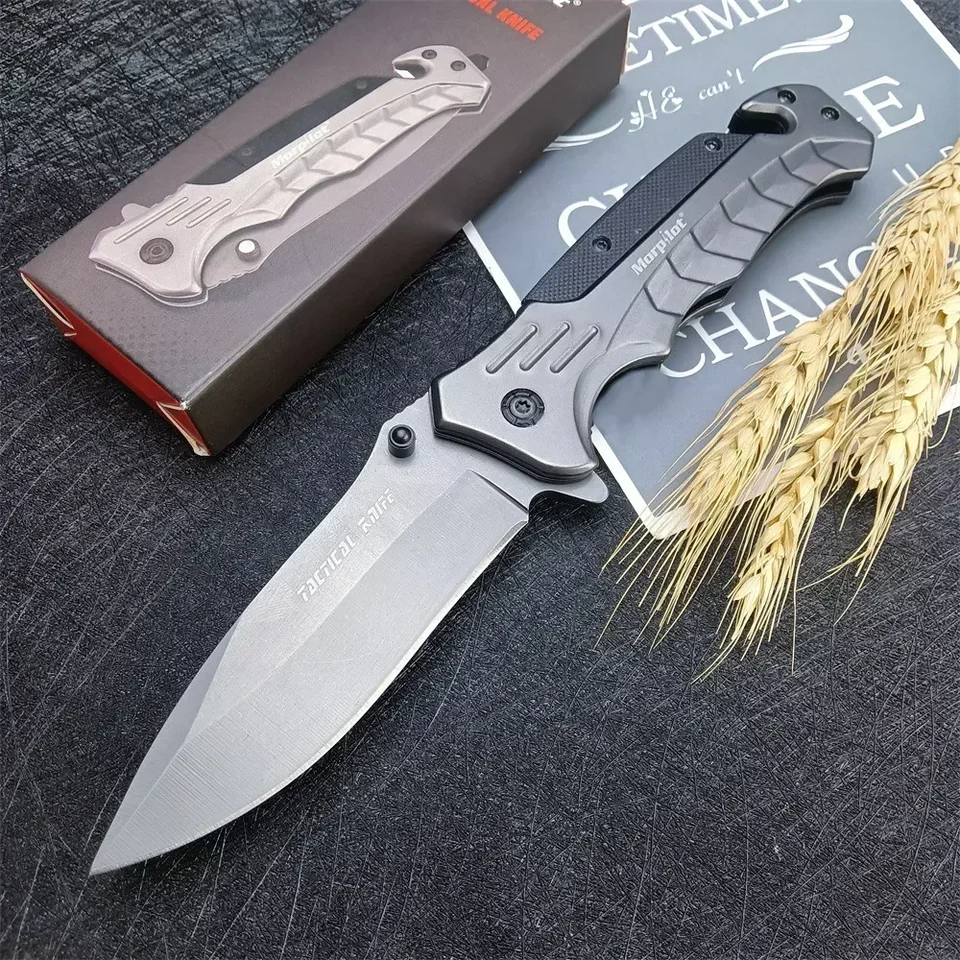 MORPILOT EDC vrecko na skladací nôž 440C Blade Hliníková zliatina Vykladacie rukoväte G10 Outdoor taktické nože kempingové nástroje kemping