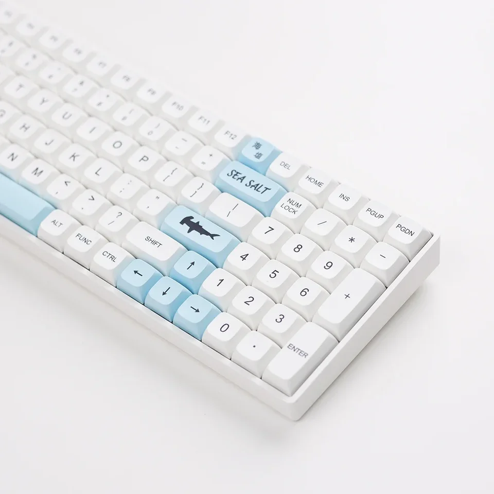 Morská soľ Keycap XDA Vysoko sublimovaný materiál PBT 137 kľúče 108 104 100 98 87 84 68 64
