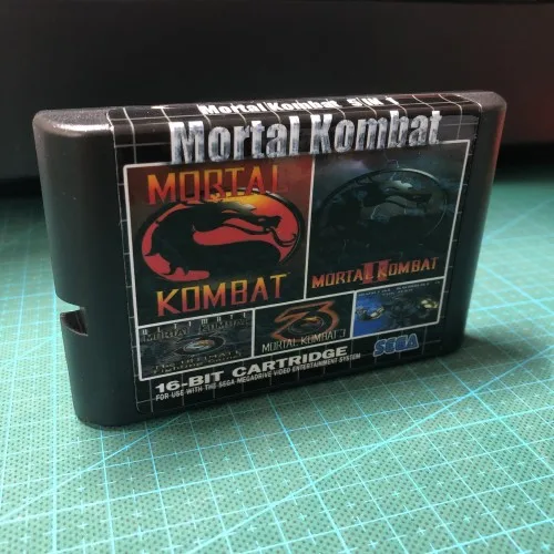 Mortal Kombat 5 z 1 16 bitov MD Games Card pre Sega Mega Drive & Genesis