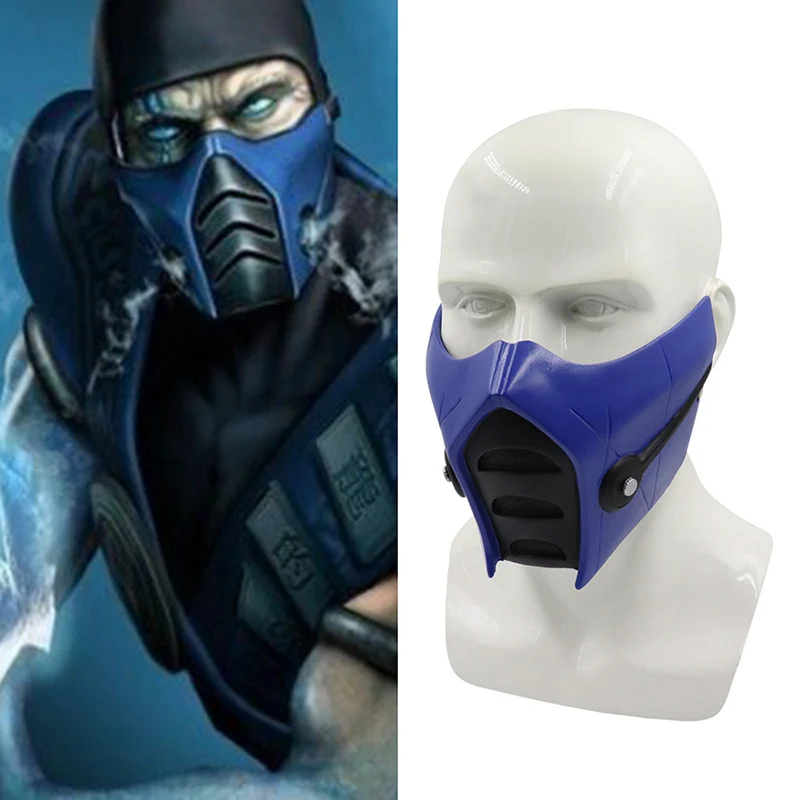 Mortal Kombat živice Cosplay masky MK Scorpion Face Sub-Zero Mask Masker Unisex Halloween Cosplay propags