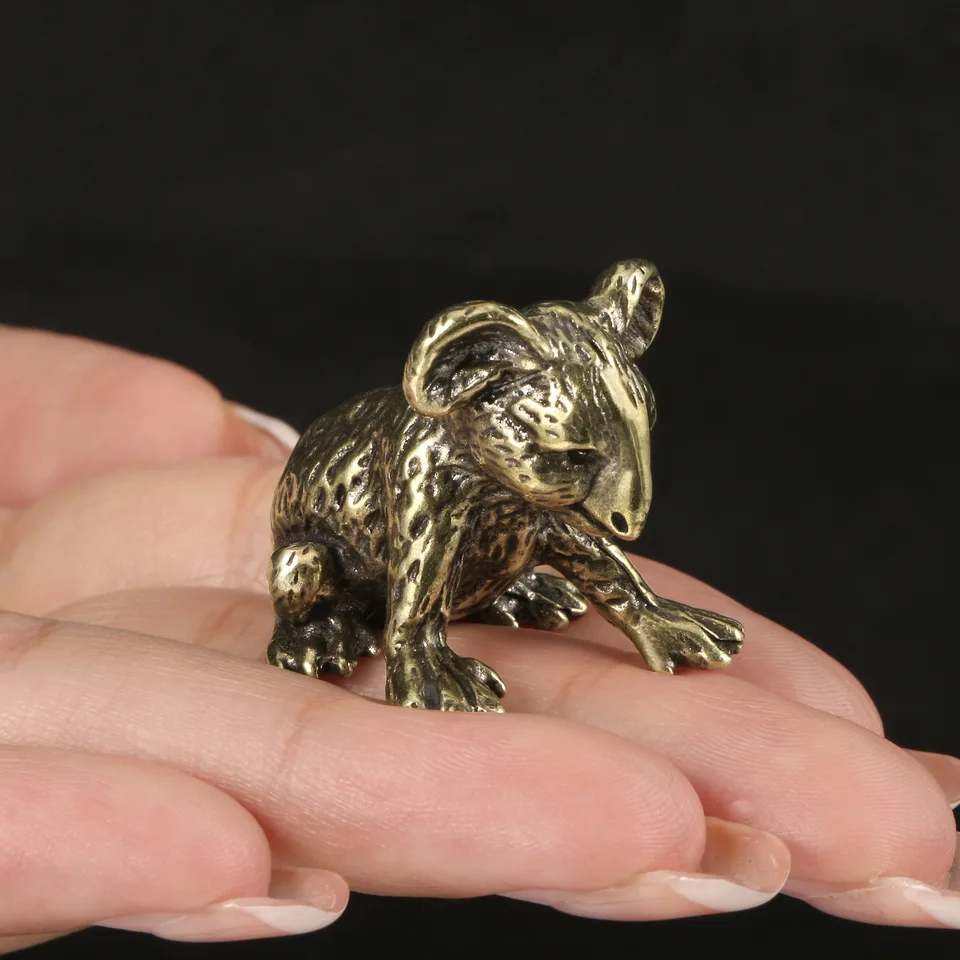 Mosadzný austrálsky národný poklad koala sochy ozdoby Domáce dekorácie Doplnky Čajové domáce zvieratá Figuríny miniatúry hračky