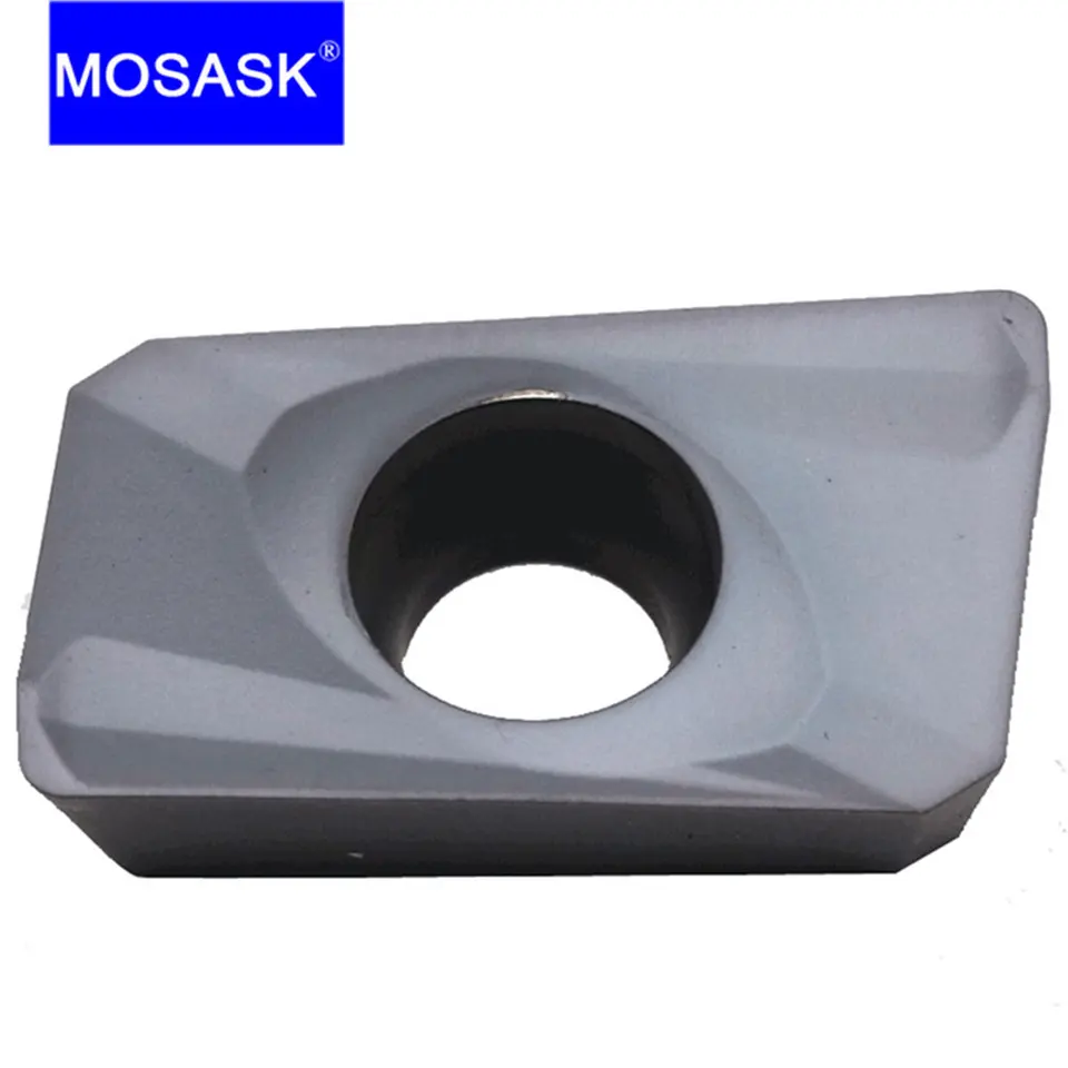 MOSASK APMT H2 10PCS 1135 1604 ZP25 Oceľové spracovanie pravý uhol mletia Cutter CNC Lathe End Mlyn Tungsten Carbid Vložky