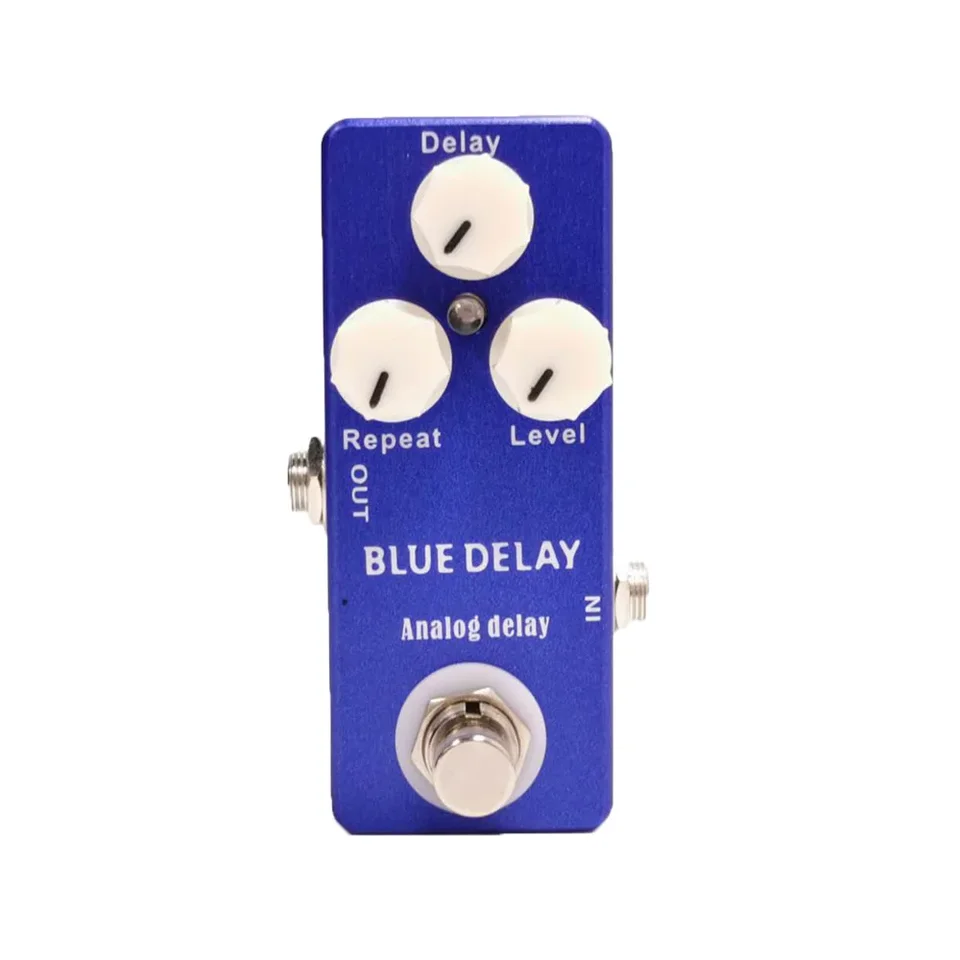 Mosky Mini Deep Blue Oneskorenie elektrický gitarový efekt Pedál True OctAps Guitar Diely and Accessories