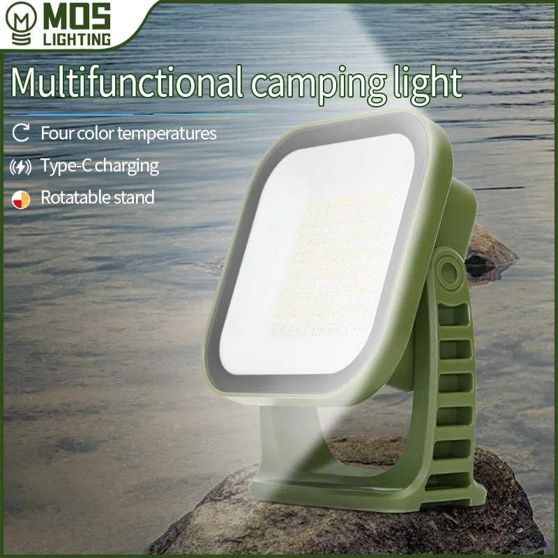 Moslighting 9000 mAh LED stan svetlo upgrade kemping silné svetlo Prenosné baterka Magnetické prenosné pracovné rybárske osvetlenie