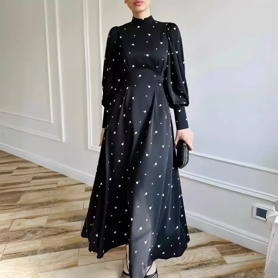 Moslim abaya pre ženy maxi šaty tlačidlo Vestidos šnurovanie ramadánu Eid Eid Islam Jalabiya Dubai Abayas Kaftan Arab Long Rúch