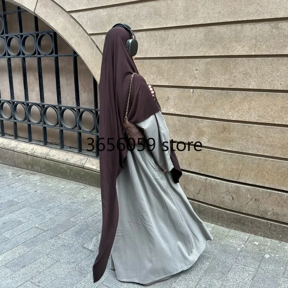 Moslimský dlhý khimar ramadán formálny modlitebný odev Hidžáb Ženy niqab burka islamská morčacie namiesto burky burka eid djellaba