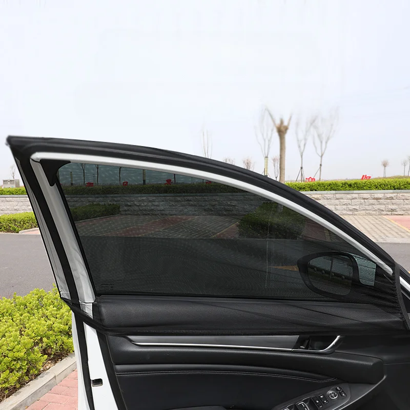 Mosquito obrazovky Ventilované okná komáre siete automobilov Screen Screen Creative Car Sun Window odtieň pred slnkom