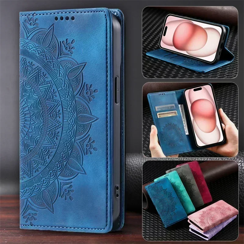 Moto E13 Magnetický prípad pre motocle E13 Cover Motorola E20 E30 E40 E22I E32S E7I Power E5 Plus fondy kožené flip chrámy etui etui