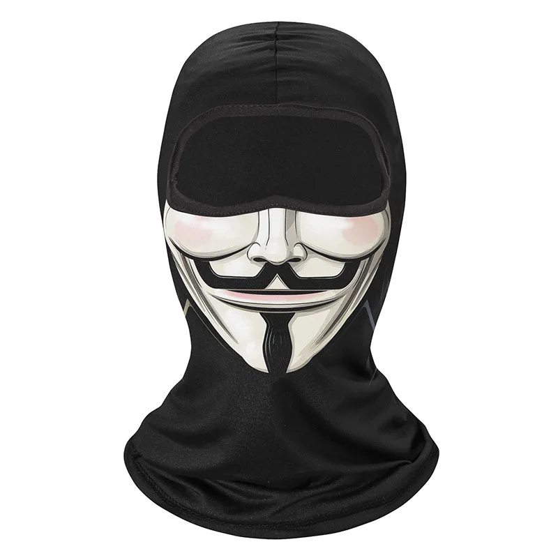 Moto Protezione Solare Riding Head Cover V pre Vendetta Venom Ice Hudba Full Face Maschera Primavera Estate Outdoor Antivento