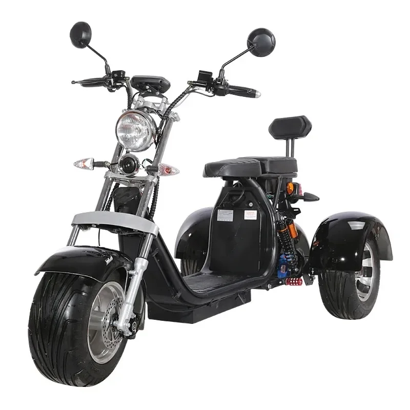 Motocicleta elektrická trojkolka 1 000 W skútrka trojkolesových pneumatík s elektrickou pneumatikou Motocicleta