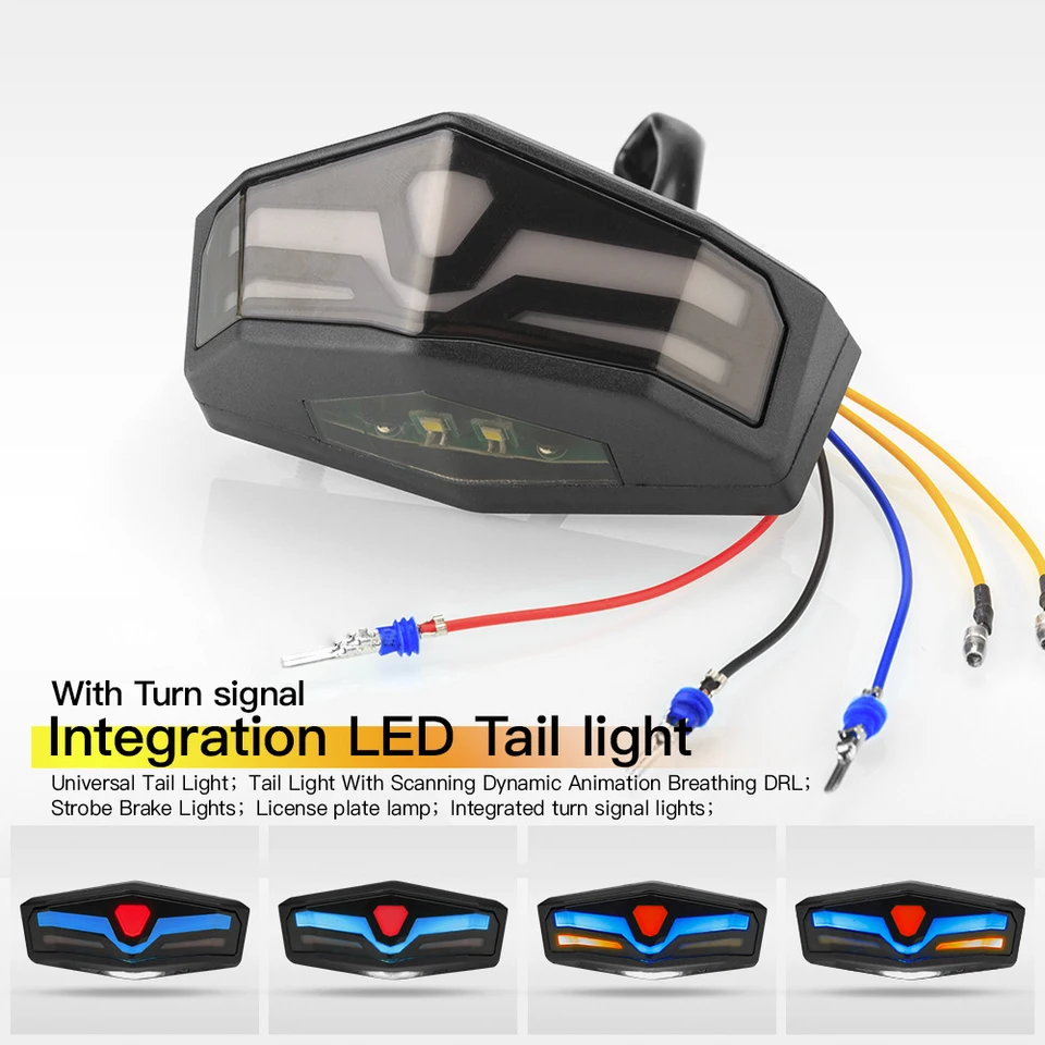 Motocykel 12V LED zadné svetlá Otočte signál pre Yamaha Cygnus125 X125 YZFR125 FJR1300 MT09 Tracer Virago250 MT10 TMAX530