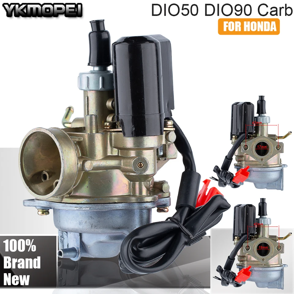 Motocykel 17 mm 19 mm pre Honda Dio50 DiO90 2 zdvih karburátora SA50 SK50 DIO 50 DIO 90 AF18 Motobike Dirt Pit Bike
