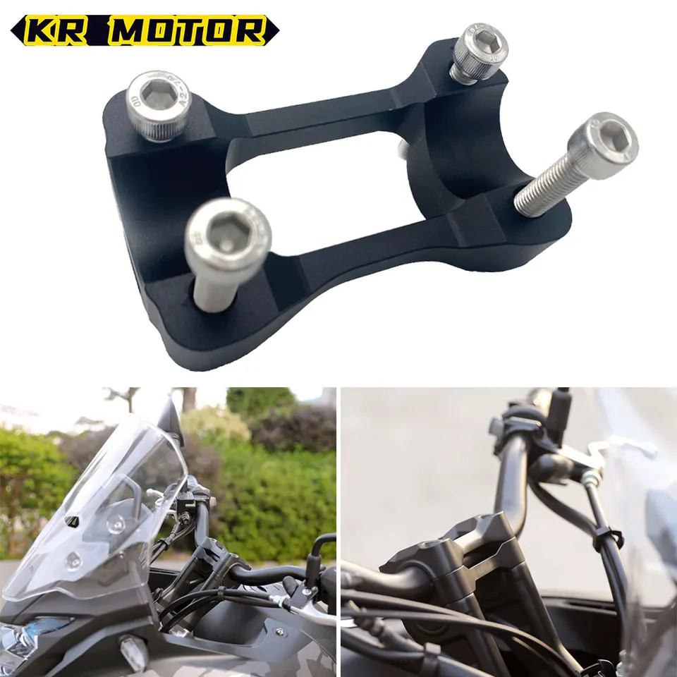 Motocykel 20 mm stúpača riadidla Riser stúpa výšku čiapky Rukoväť pripojenia svoriek pre Honda CB500F CB500X 2019-2023 ČASŤ