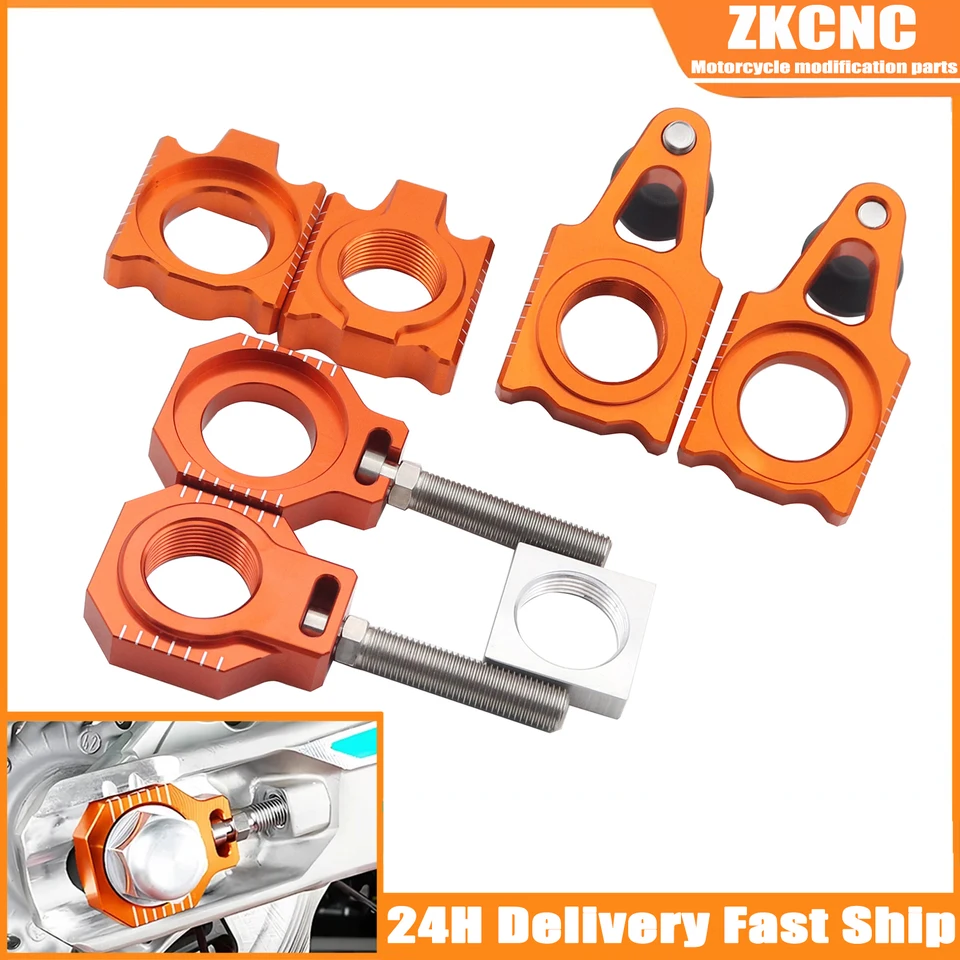 Motocykel 25 mm CNC zadné reťazové nastavovacie nápravy pre KTM SX SXF XC XCF pre Husqvarna TC FC FS TX FX 125 250 300 350 450 13-23