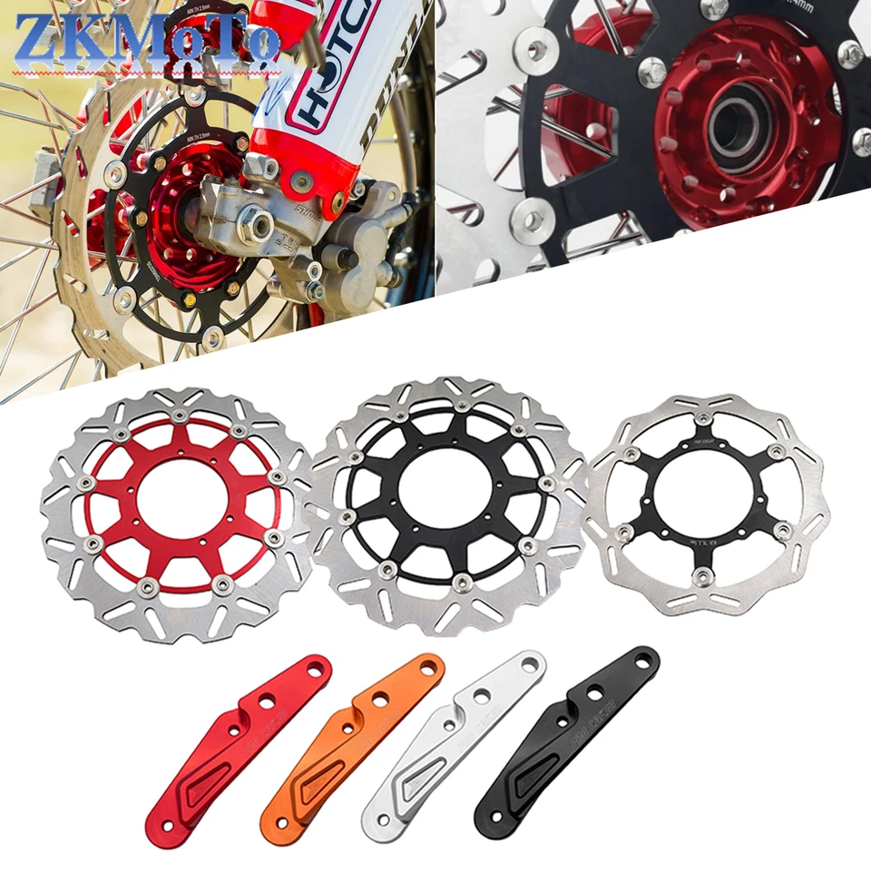 Motocykel 260 mm 320 mm predné plávajúce brzdové brzdové brzdové držiak na brzdenie pre Honda CR125 CR250 CRF 250R/x 450R/x 250/450RX