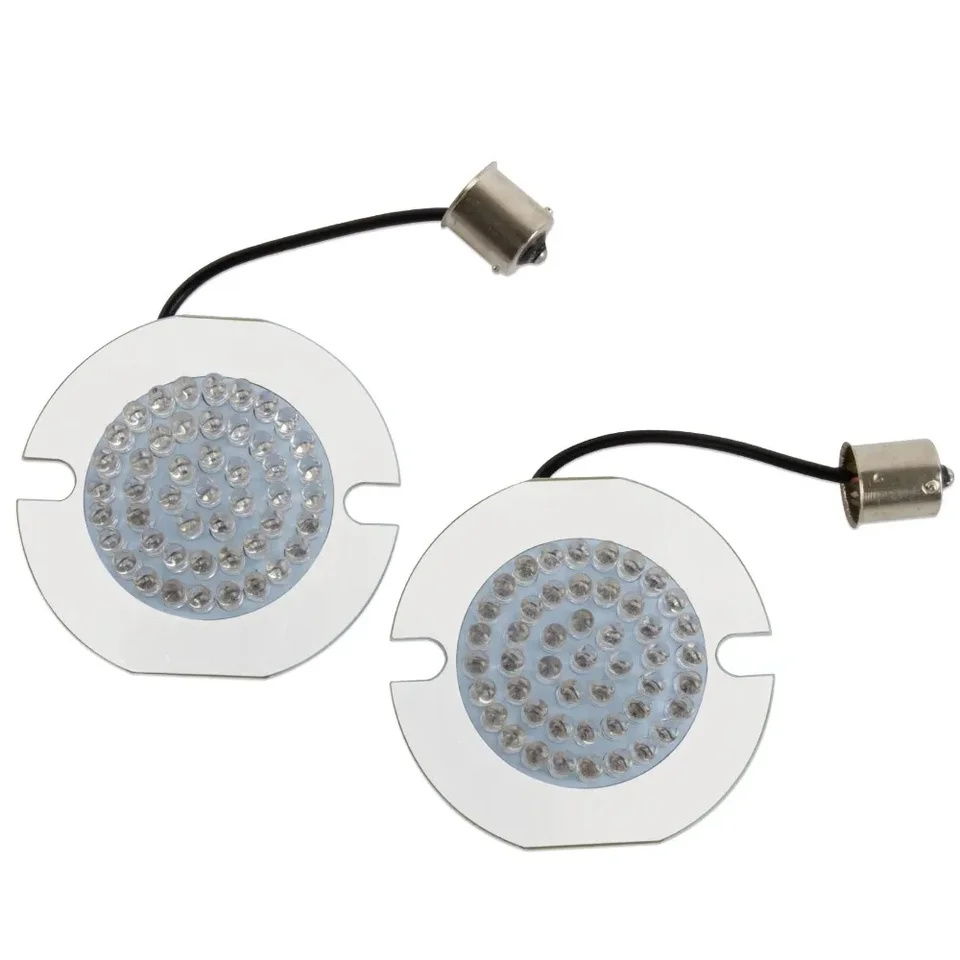 Motocykel 3 ”1156 LED SIGNALS SIGNALS BRELE TOOT SIGNAL SILGLE BRZDE Svetlo pre Harley Touring Sportster Dyna Softail
