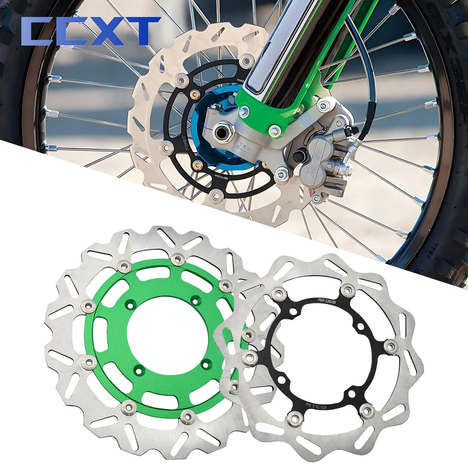 Motocykel 320 mm 270 mm predné zadné vzadu plávajúce brzdové disk Rotor Disk pre Kawasaki KX125 KX250 KX250F KX450F KLX450R MOTOCROSS