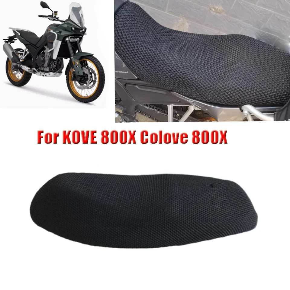 Motocykel 3D priedušná sieť ochrana vankúša sedadla pre Kove 800x Colove 800 x Adv Adventure Priedušná pokrývka sedadla