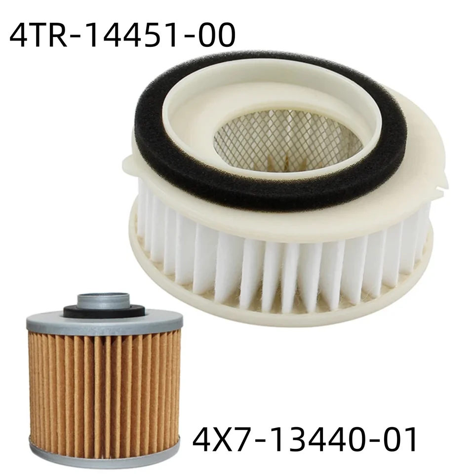 Motocykel 4TR-14451-00 Air Oil Filter 4x7-13440-01 pre Yamaha Dragstar 650XVS Drag Star XVS650 V Star 650 Custom Classic XVS650