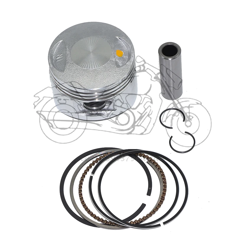 Motocykel 52,4 mm piest 14 mm súprava PIN pre Lifan 125 ccm Chladenie vzduchu Horizontálne motory Dirt Pit Bike Quad Quad