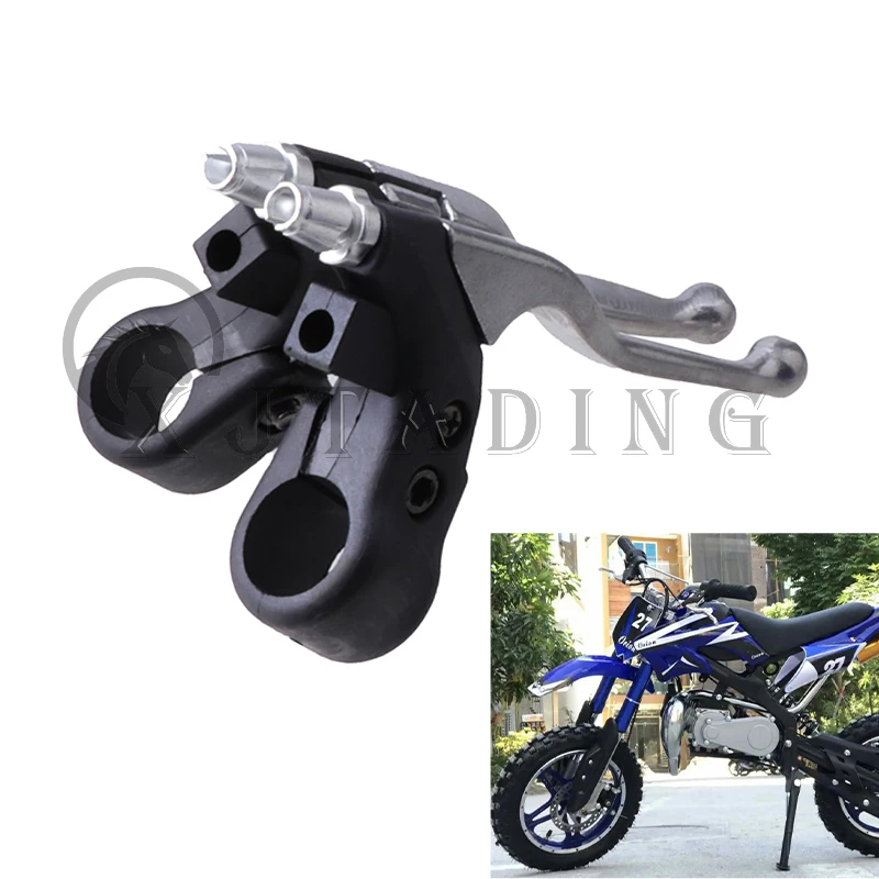 Motocykel 7/8 '' 22 mm vľavo/pravá brzdová páka pre 47 ccm 49cc 2 -zdvihový vreckový bicykel Plynový skúter Small ATV Quad Mini diely
