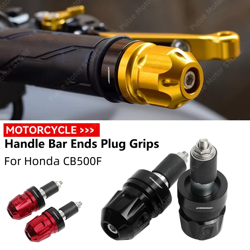 Motocykel 7/8 'rukoväte riadidiel koncov rukoväte na koncový panel Univerzálny kryt posuvného krytu s konzervou pre honda cb500f CB 500F CB 500 F 500 f