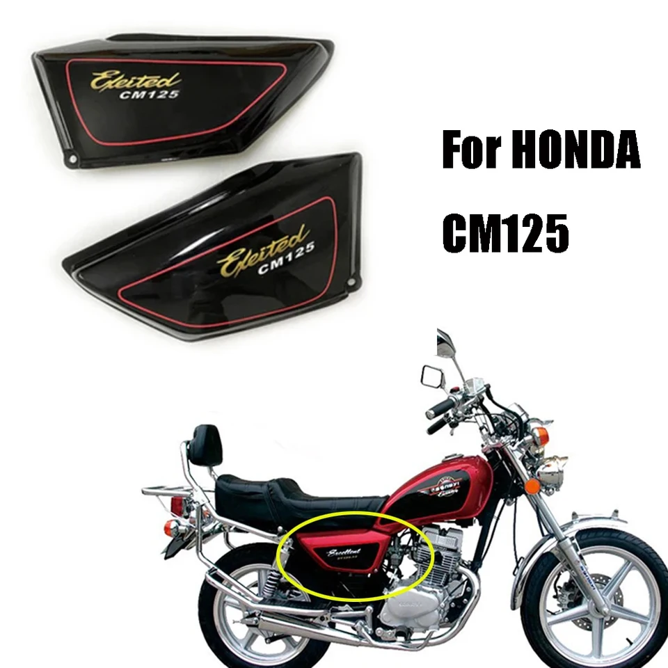 Motocykel batériu bočné kryt