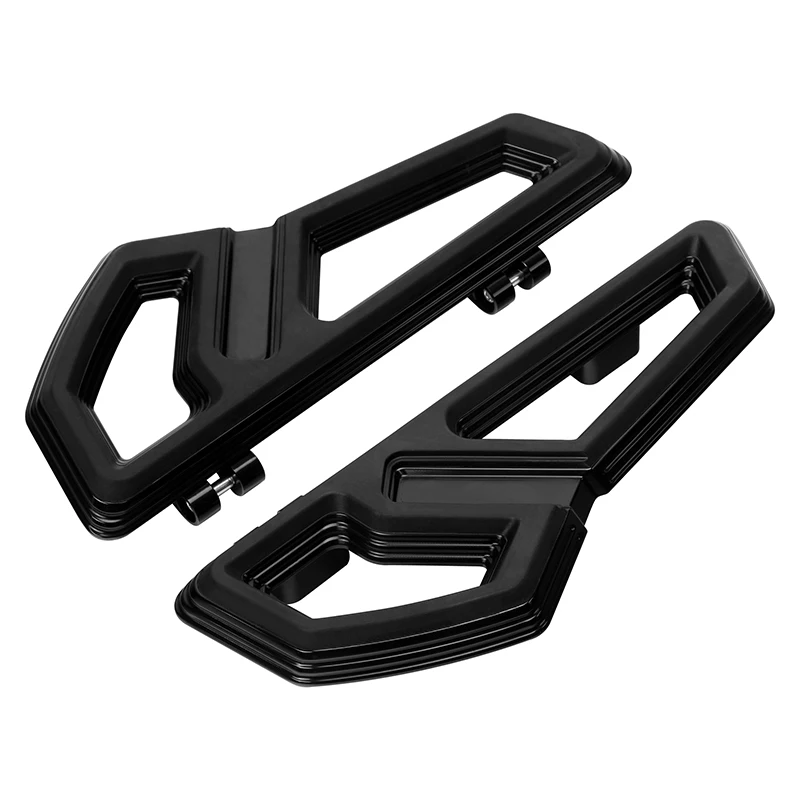 Motocykel Chrome/Gloss Black Driver Floorboard Footboard for Harley Touring Road Glide 2000-2022 FL Softail 00-2017 FLD 2012-16