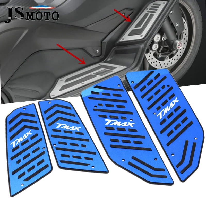 Motocykel CNC hliníková noha REST PAD MAT diaľnica pre Yamaha TMAX 530 DX/SX 2017-2018 T-Max TMAX 560 Tech Max 2020-2021LOGO