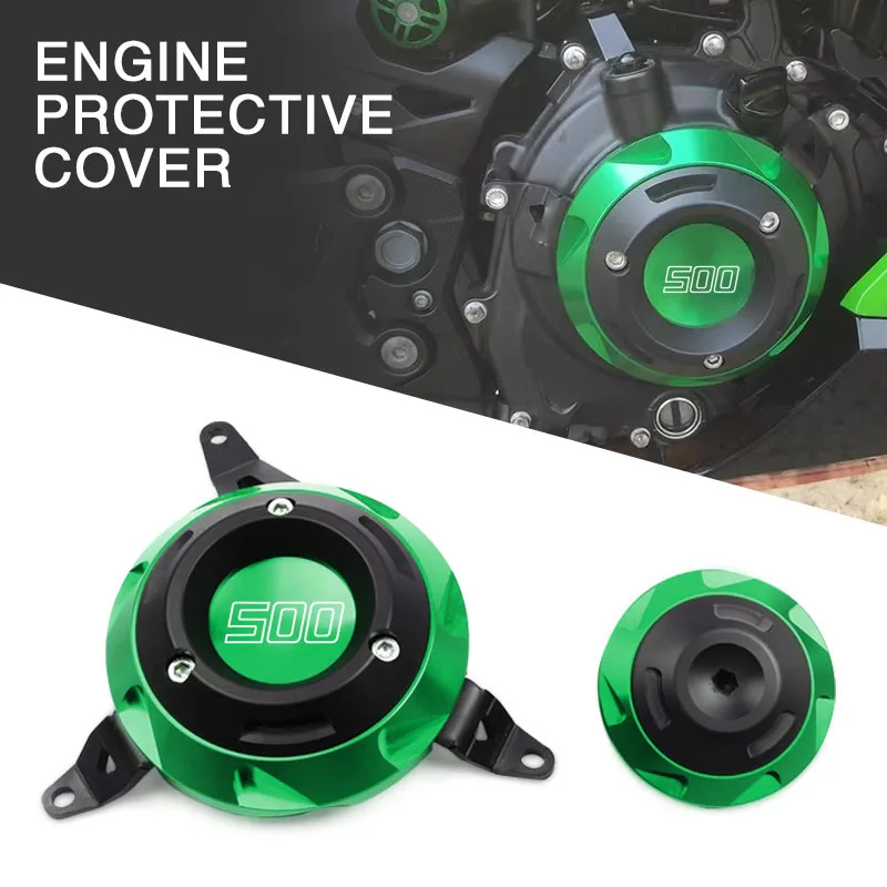 Motocykel CNC motor s ochranným krytom motorového krytu Case Cash Crash Shut Shutors Fit Fit for Ninja500 Ninja 500 Z500 2024 2025