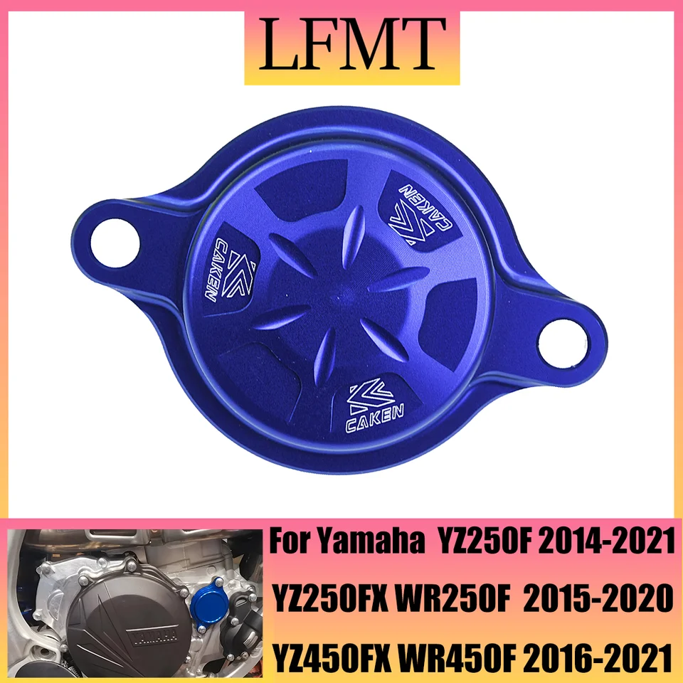 Motocykel CNC motorový olejový olej načasovacia zástrčka Set Oil Filteer Covers pre Yamaha YZ250F YZ450F YZ250FX YZ450FX WR250F WR450F diely