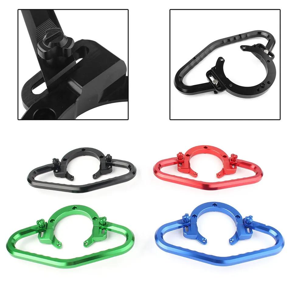 Motocykel CNC predného spolujazdca Ručné ruky Paliv na ruku Palivový panel lakťová lakťová opierka pre Kawasaki Er4n ZX6R ZX10R Z1000 Z800 Z750 ER6N ER6F ZX14R