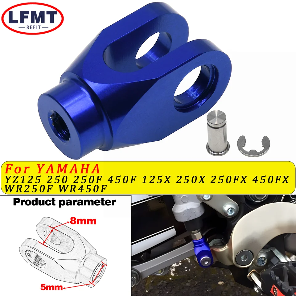 Motocykel CNC zadná brzda Clevis pre Suzuki RMZ 250 450 pre Yamaha WR250F 450F YZ125 250 YZ250F YZ450F YZ250X YZ250FX 2003-2021