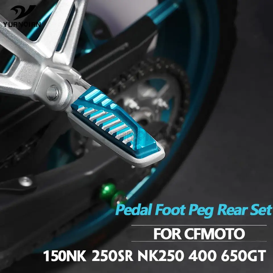 Motocykel CNC zadných chodcov Ress Footrests for Cfmoto 650nk 650 NK 150nk 150 NK 250SR/400/250/MT/TR NK250SR NK400 NK250