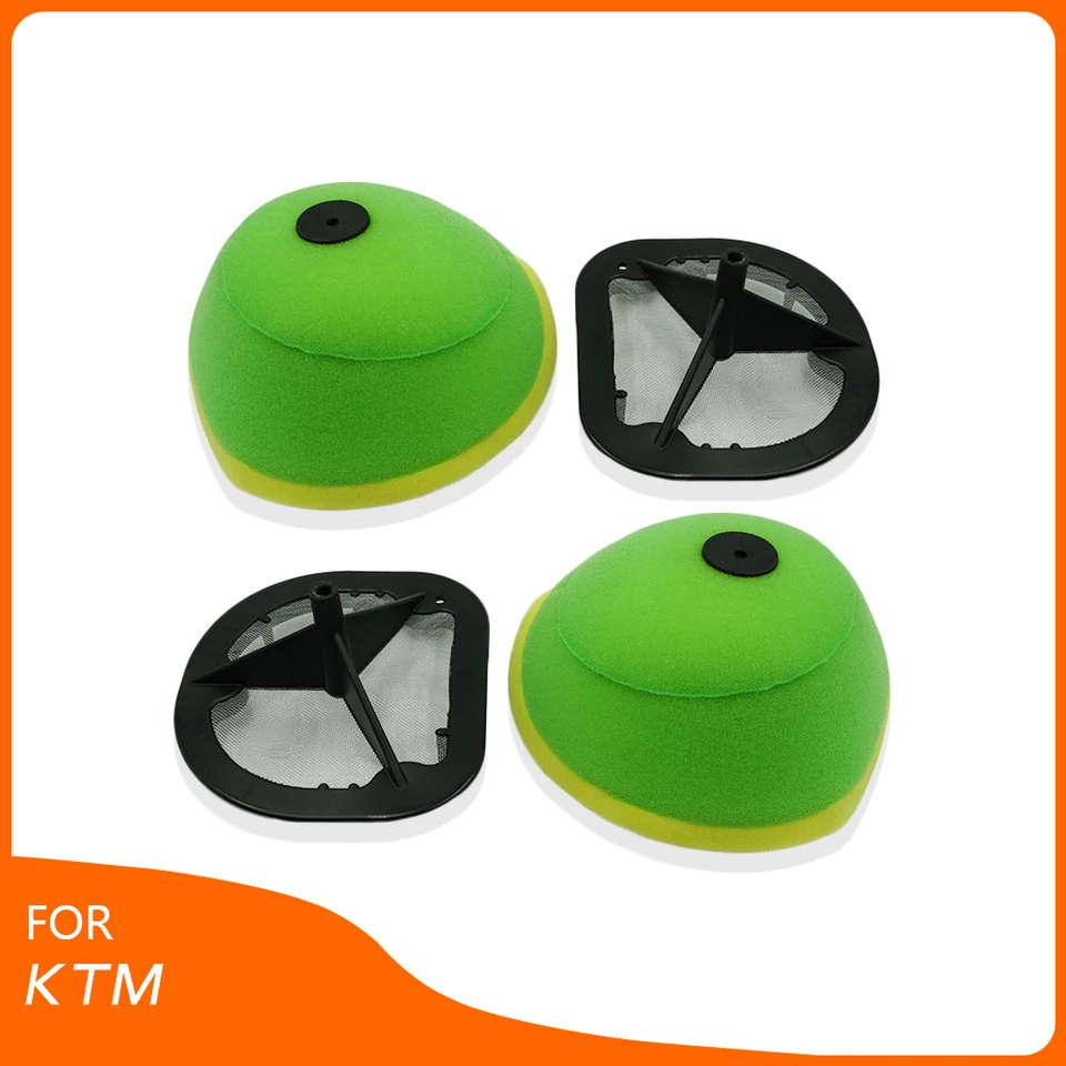 Motocykel Dual penová vrstva špongie vzduchového filtra s podporným držiakom pre KTM SX XC Exc SX-F XC-W LC-4 SMR 85 105 125 250 450