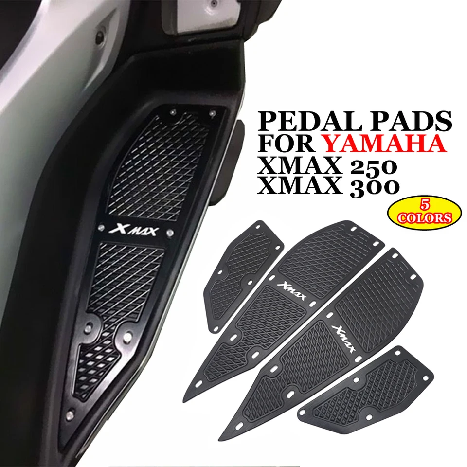 Motocykel Footrest zosilnená podložka pre nohy pre Yamaha xmax 250 xmax 300 pedálov X-Max 250 x-Max 300 pedálových podložiek Pedály Pedály
