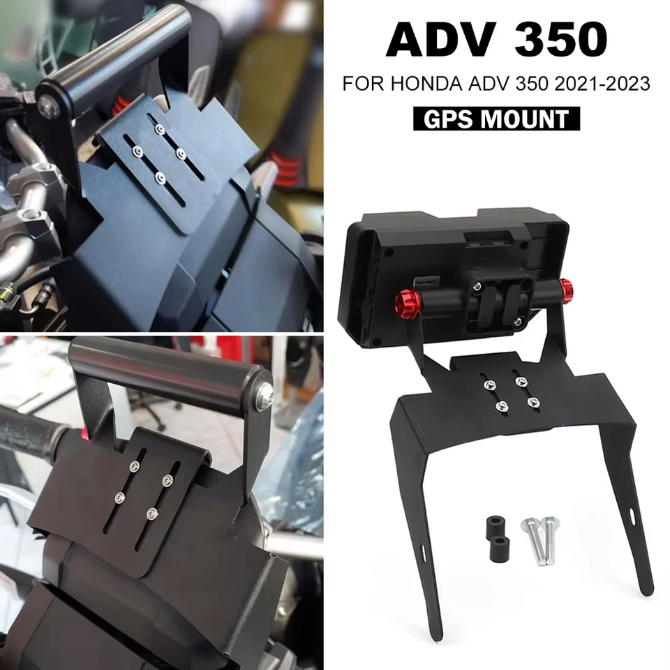 Motocykel GPS Mount for Honda Adv350 Adv 350 Adv350 Adv350 2021-2023 Držiak na navigáciu čelného skla navigáciu prednej držiaka na čelo