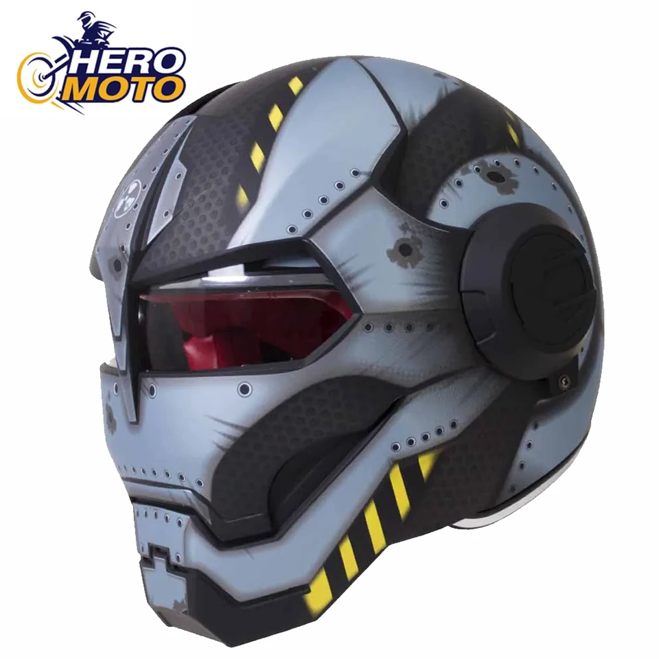 Motocykel Helma motor Cely Face Moto Helmet Helmy odolné voči opotrebeniu odvážnej ochrany hlavy Anti-Fall Motokros Kask M-XL