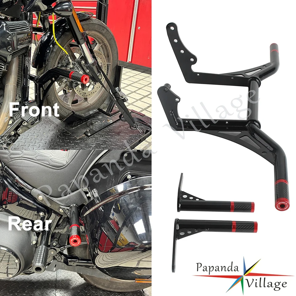 Motocykel Highway Motor Motor Ochrana Bumper Ochrana Ochrana posilňovacích prvkov pre Harley Softail Low Rider St 117 FXLRST 22-24