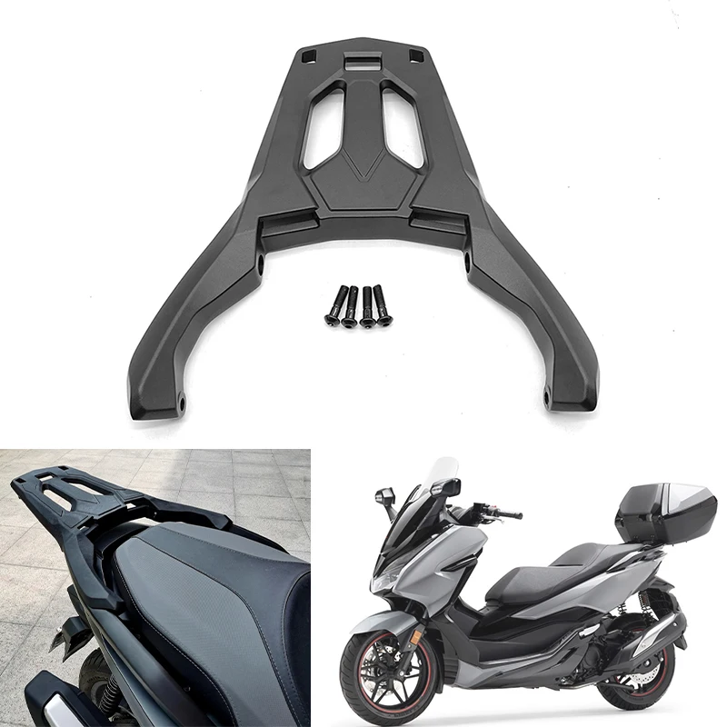 Motocykel hliníková zliatina Zadný chvost Tail Box Rack batožina Držiak na príslušenstvo pre FORZA 350 300 125 250 pre Honda NSS300 NSS350