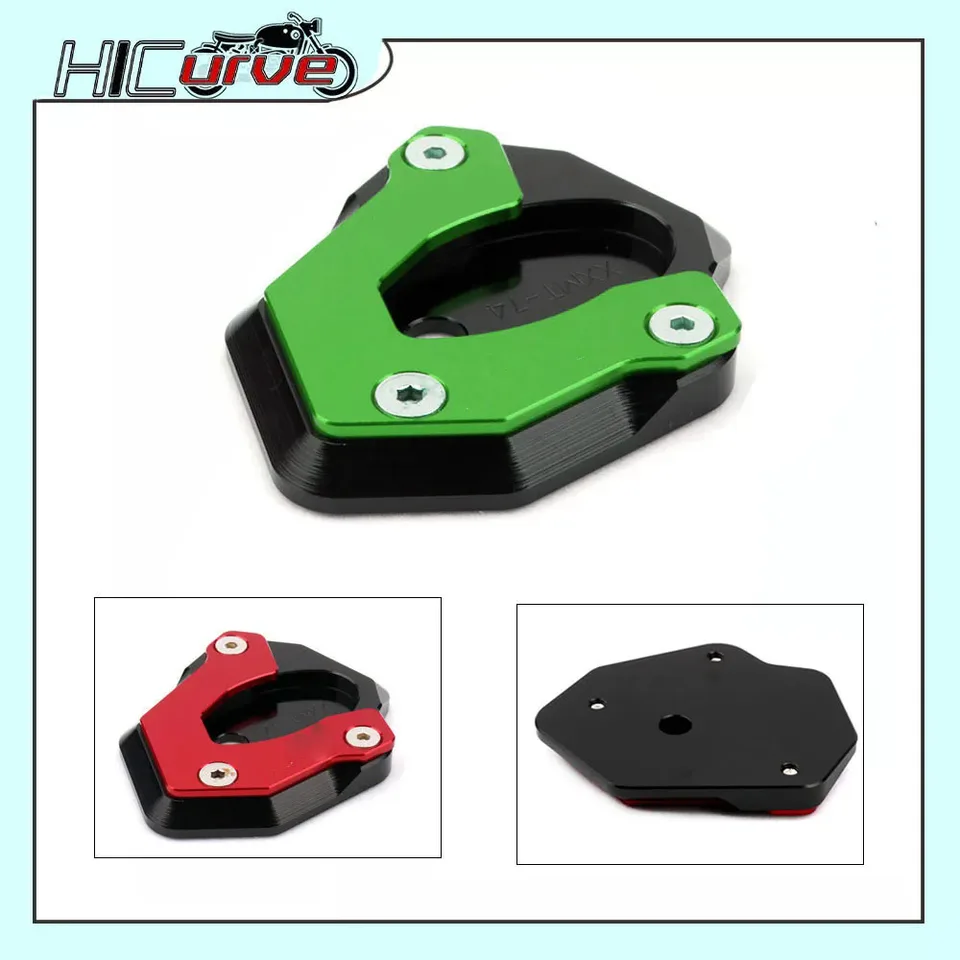 Motocykel Kickstand Foot Side Stand Extension Podporná doska Zväčšenie platne pre Z1000 Z1000SX 2011-2020 2019 2018 Z 1000 1000SX