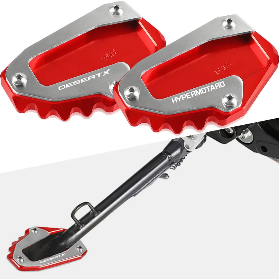 Motocykel Kickstand Foot Stock Zväčšenie kolíkov pre Ducati Desert X 2022 2023 Hypermotard 939/950 SP Hyperstrada 939 2018-2023