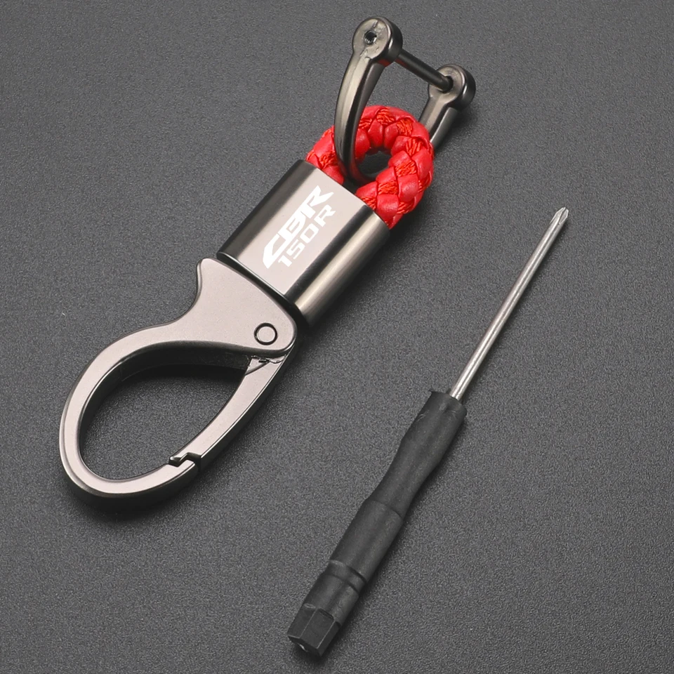 Motocykel kovový kľúče pre Honda CBR150R CBR 150R 2011-2020 2021 2022 2023 2024 CBR 150 R príslušenstvo spletené lano keyring