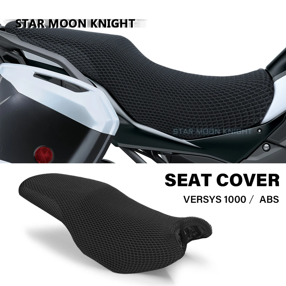 Motocykel, ktorý chráni vankúšový kryt sedadla Fit for Kawasaki Versys 1000 VERSYS1000 ABS tkanina Saddle Saddle Cover Adsessories