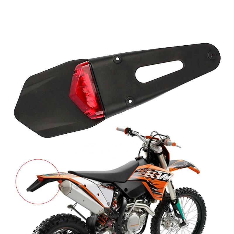 Motocykel LED chvost zadné svetlo zadného blatníka brzda zastávka zadná strana MX Trail Supermoto pre KTM CR EXP WRF 250 400 426 450 Universal