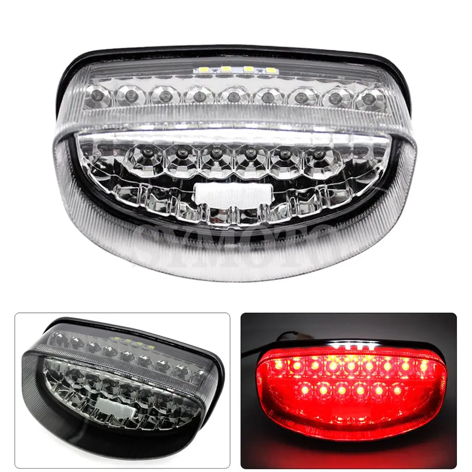 Motocykel LED zadná brzdová brzdová signálna lampa zadná svetlá pre Honda CB250 CB600 Hornet 250 600 CBR1100XX Black Bird 1998-2003
