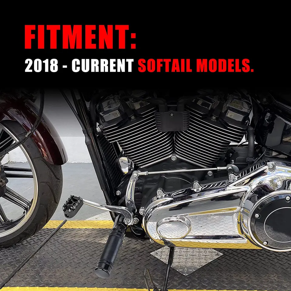 Motocykel m8 nohy kolíky Knulované fórami predné chodníky pre Harley Softail Slim FLSL FXRB Sport Glide FLSB 107/Dolný jazdec S