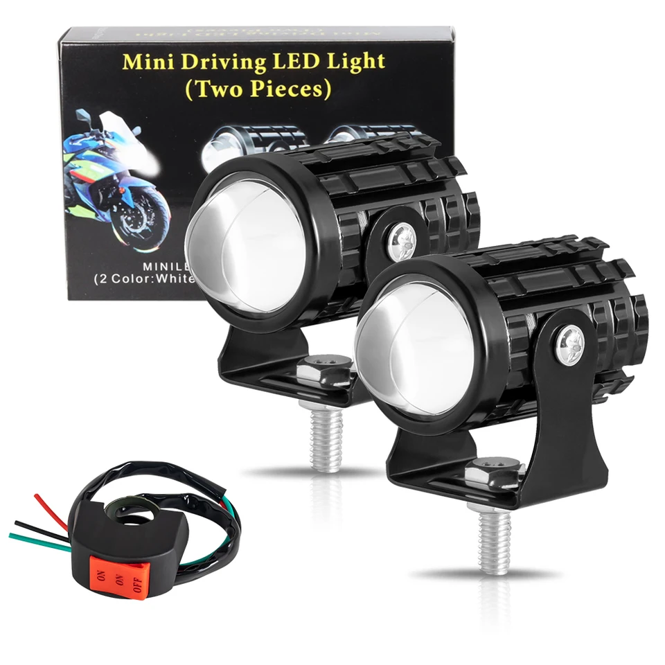 Motocykel Mini hnacie svetlo Duálne Colo pre svetlometový pomocný reflight lampa R ATV Scooter Moto Fog Light Accessories 12V