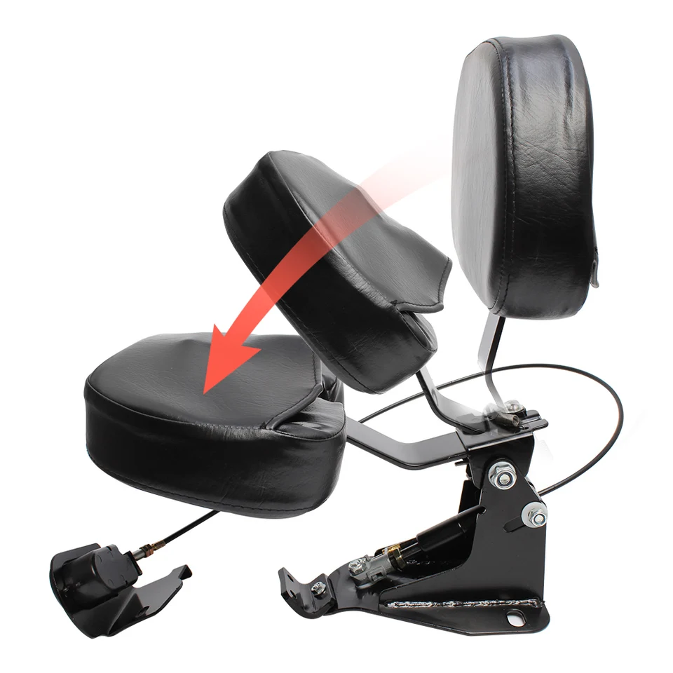 Motocykel nastaviteľný vpred operadlá s operadlom vodiča ARM pre Harley Touring Street Road Glide FlHR FlHX 2009-2019