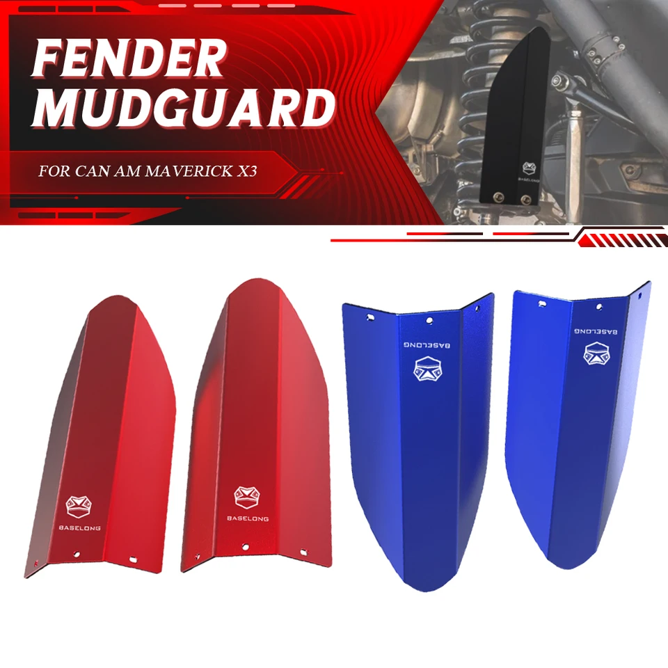 Motocykel ochranného krytu zadného blatníka Mudguard Guard pre Canam Maverick Max X3 900HO R 2017 2018 2019 2020 2021 2022 2023